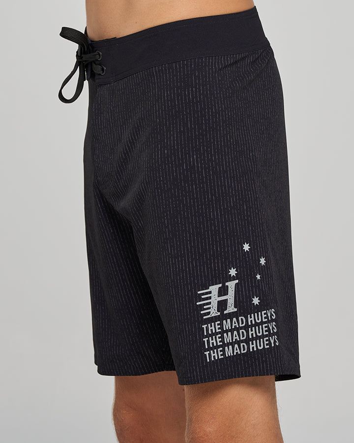 SOUTHERN HUEYS | 18" BOARDSHORT - VINTAGE BLACK