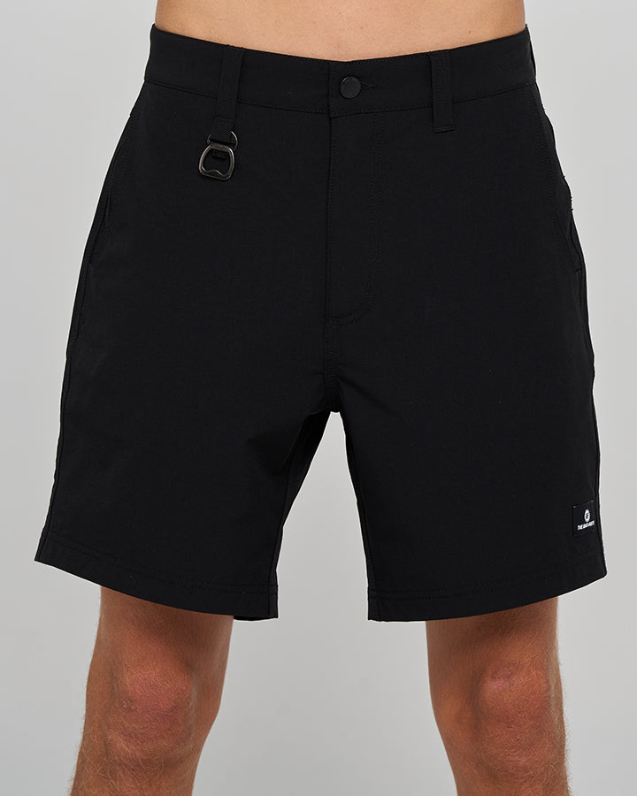 TOUGH HUEYS | 17" UTILITY WORK SHORT - BLACK