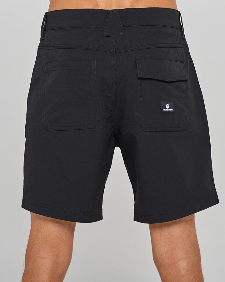 TOUGH HUEYS | 17" UTILITY WORK SHORT - BLACK