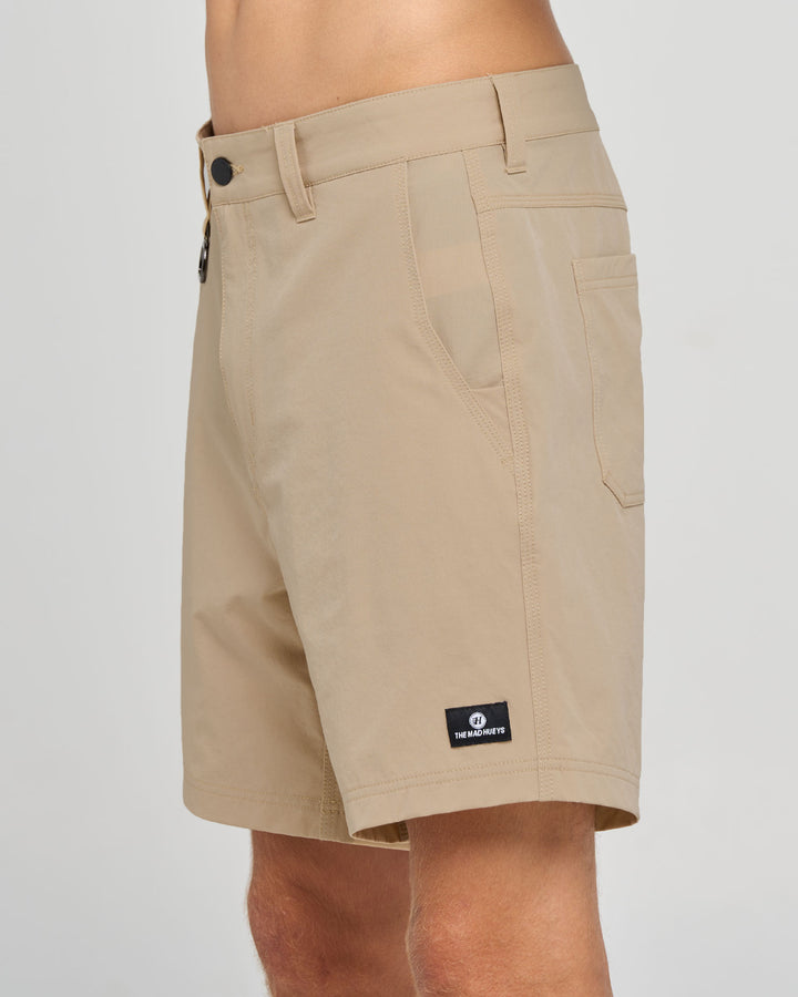 TOUGH HUEYS | 17" UTILITY WORK SHORT - TAUPE
