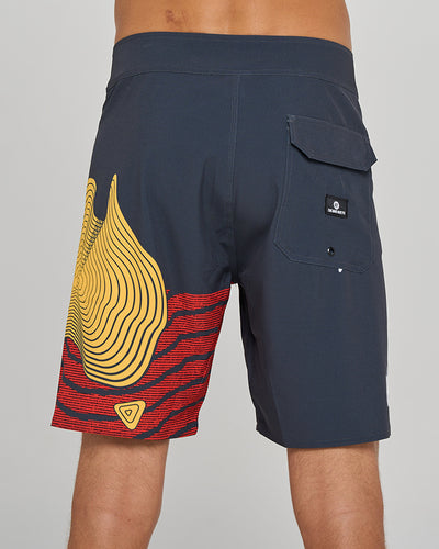 ONE TEAM | 18" BOARDSHORT - VINTAGE BLACK