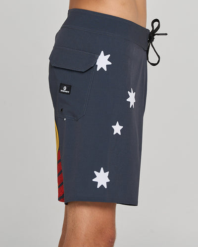 ONE TEAM | 18" BOARDSHORT - VINTAGE BLACK