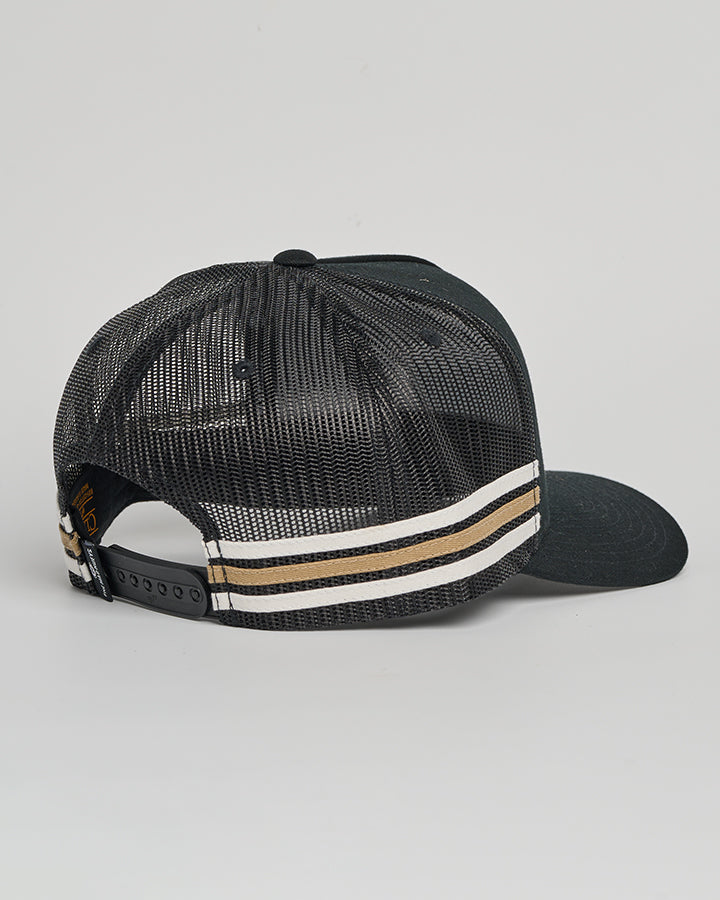 SURF HUEYS | TWILL TRUCKER - BLACK