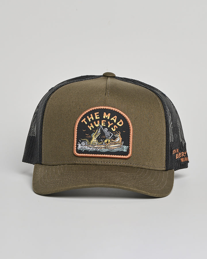 LOVING MANGROVES | TWILL TRUCKER - OLIVE
