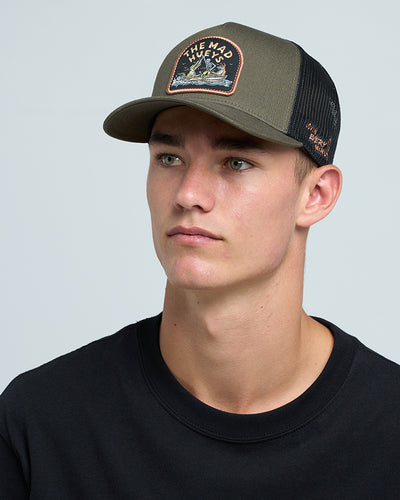 LOVING MANGROVES | TWILL TRUCKER - OLIVE