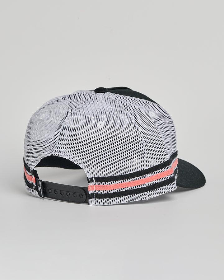 TROPIC OCTOPISSED | TWILL TRUCKER - BLACK