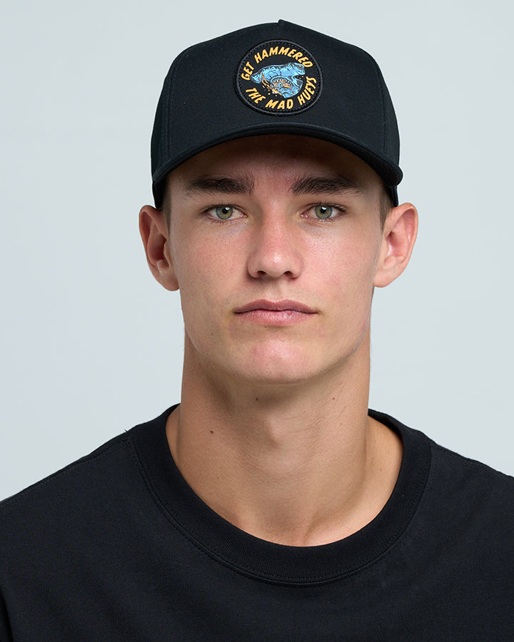 GET HAMMERED | TWILL SNAPBACK - BLACK