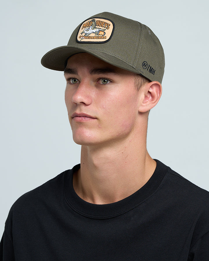 COOKEDABURRA TRIO | TWILL SNAPBACK - OLIVE