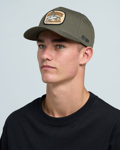 COOKEDABURRA TRIO | TWILL SNAPBACK - OLIVE