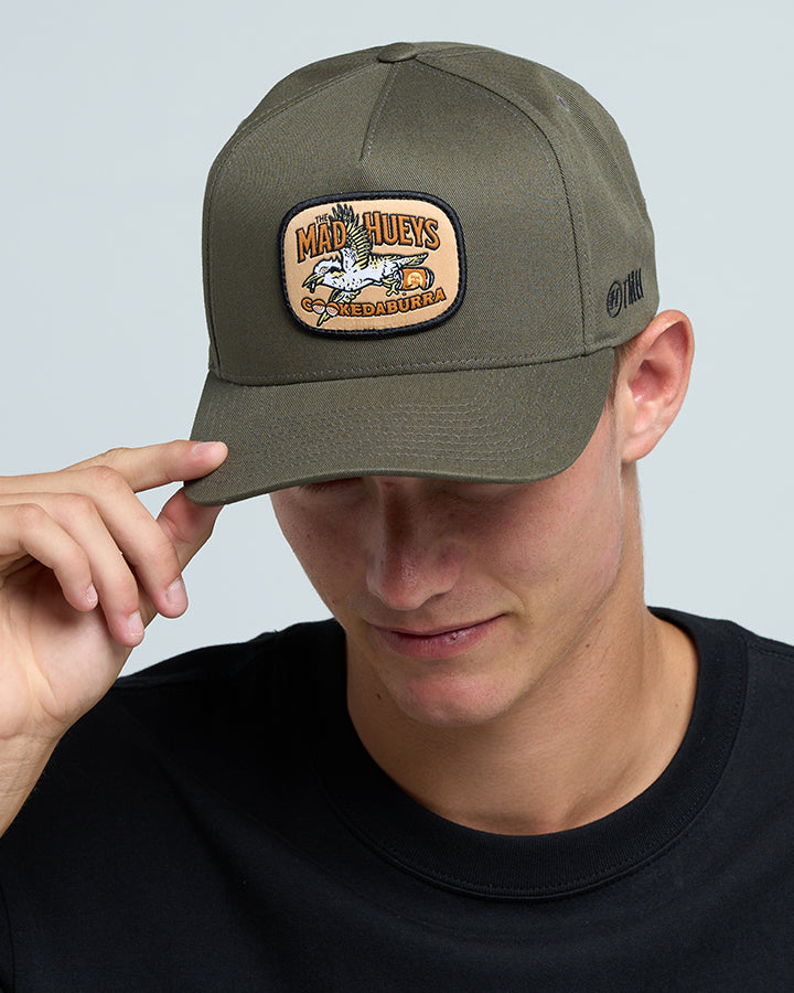 COOKEDABURRA TRIO | TWILL SNAPBACK - OLIVE