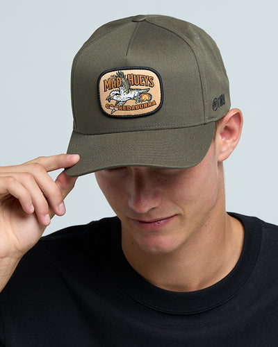 COOKEDABURRA TRIO | TWILL SNAPBACK - OLIVE