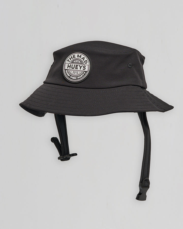GOOD LIFE HUEYS | SURF BUCKET HAT - BLACK