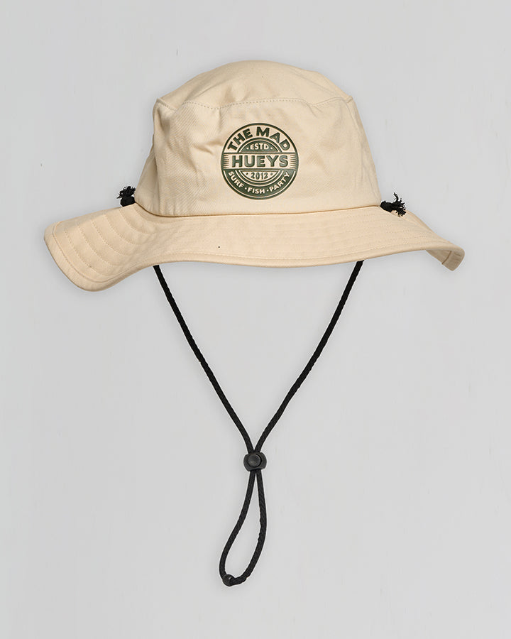 GOOD LIFE HUEYS | WIDE BRIM HAT - CEMENT