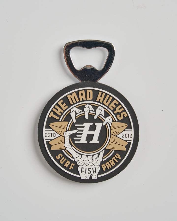 SURF HUEYS | MAGNETIC BOTTLE OPENER - BLACK