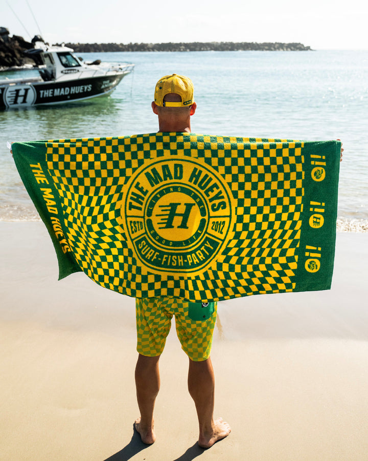 OI OI OI | BEACH TOWEL - AUSSIE GREEN