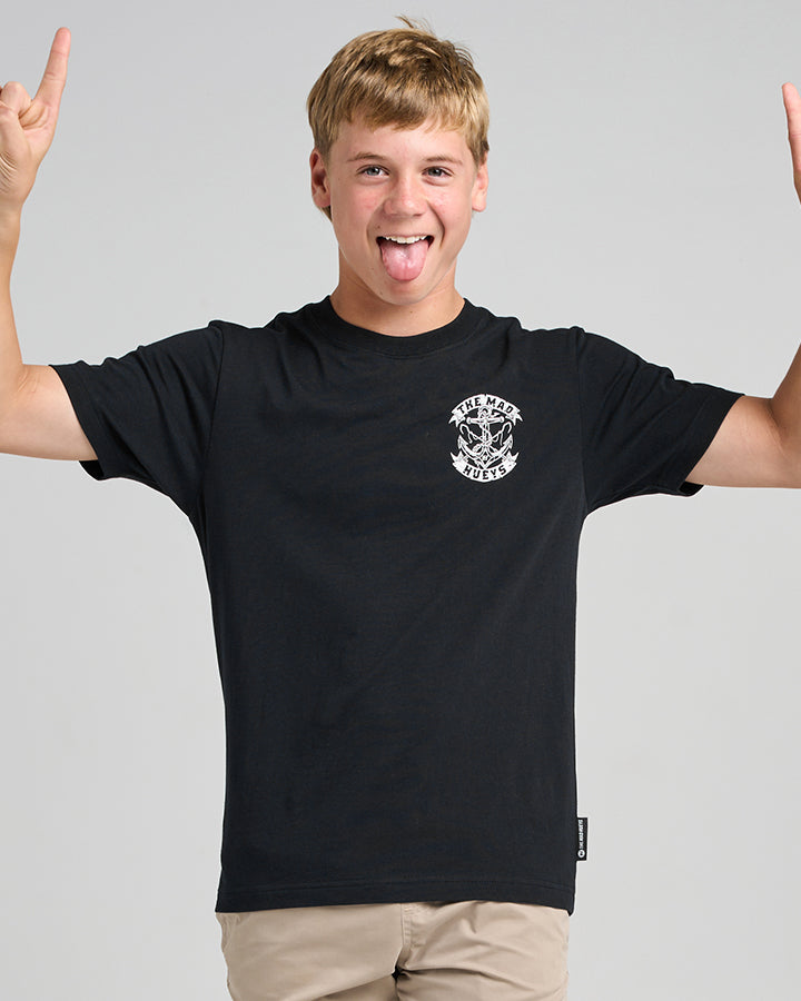 DROP ANCHOR | YOUTH SS TEE - BLACK