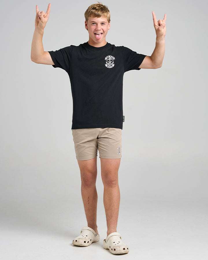 DROP ANCHOR | YOUTH SS TEE - BLACK