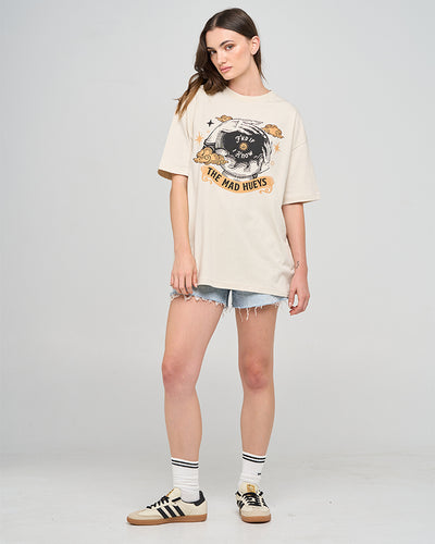 FKD IF I KNOW | WOMENS OVERSIZED TEE - STONE