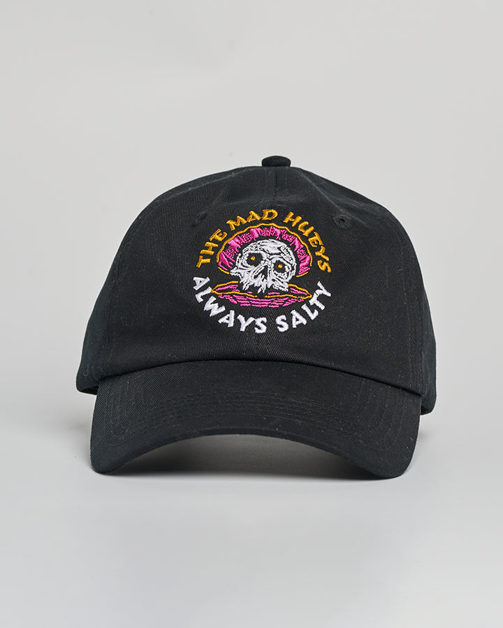 ALWAYS SALTY | WOMENS UNSTRUCTURED CAP - VINTAGE BLACK