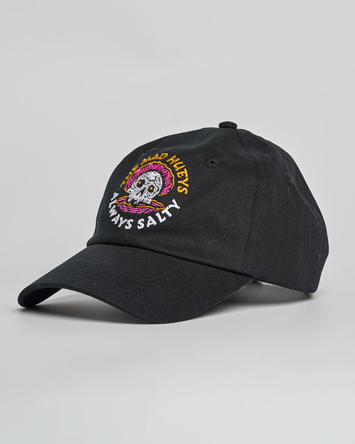 ALWAYS SALTY | WOMENS UNSTRUCTURED CAP - VINTAGE BLACK
