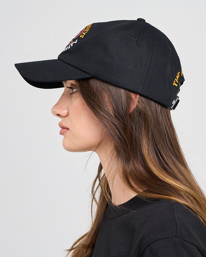 ALWAYS SALTY | WOMENS UNSTRUCTURED CAP - VINTAGE BLACK