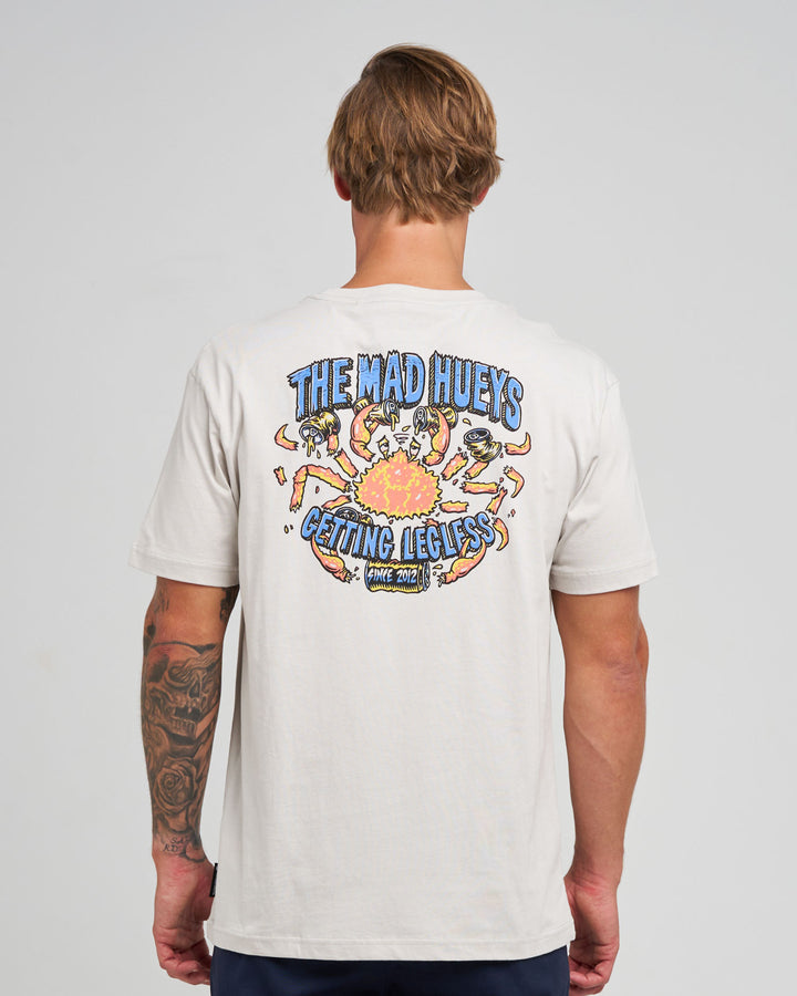 GETTING LEGLESS | SS TEE - SMOKE