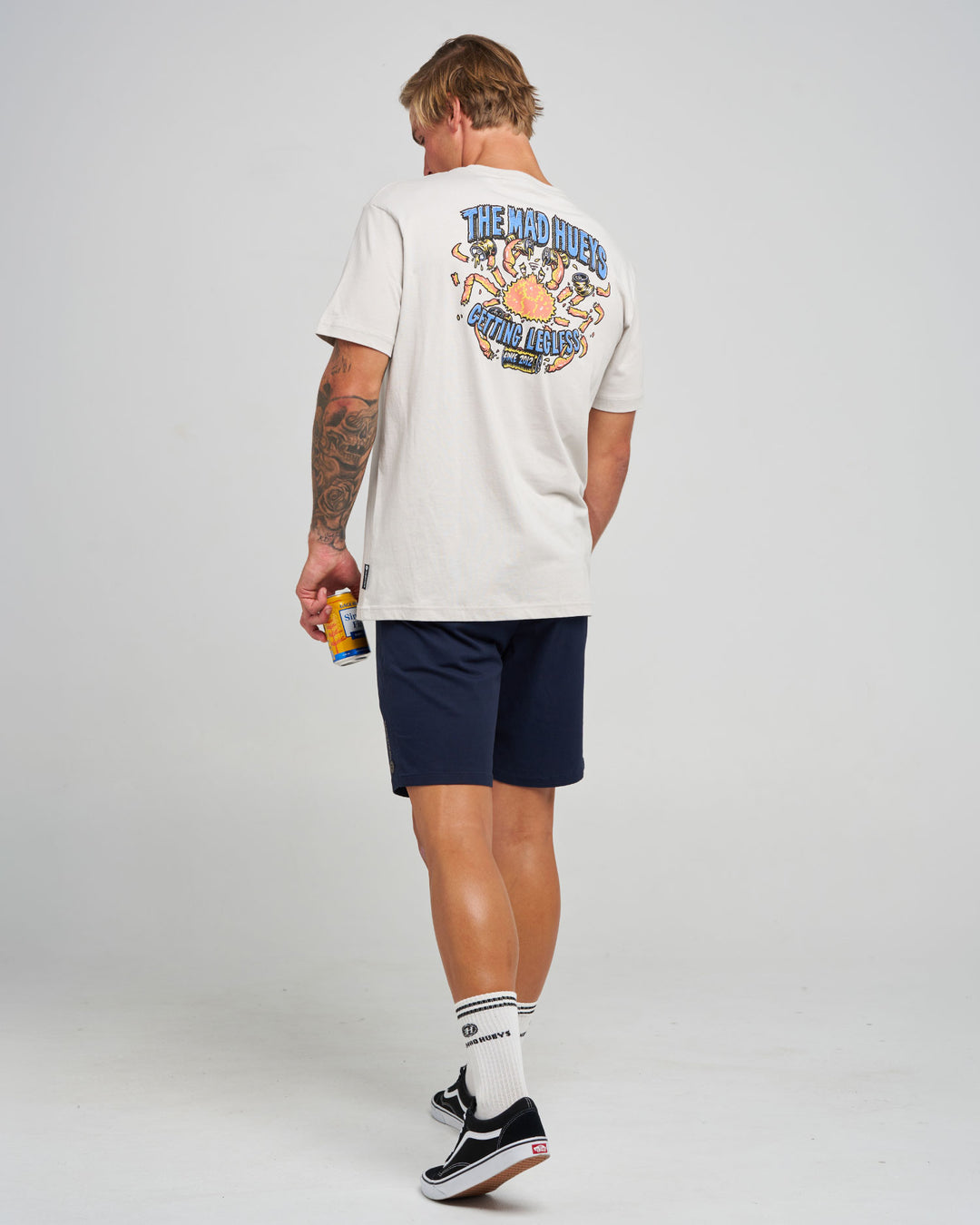 GETTING LEGLESS | SS TEE - SMOKE