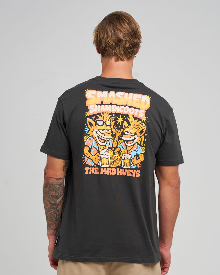 SMASHED SHANDICOOTS | SS TEE - VINTAGE BLACK