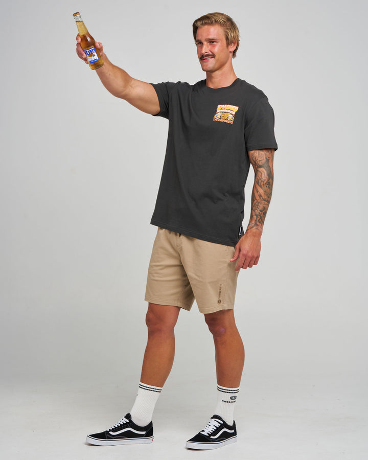 SMASHED SHANDICOOTS | SS TEE - VINTAGE BLACK