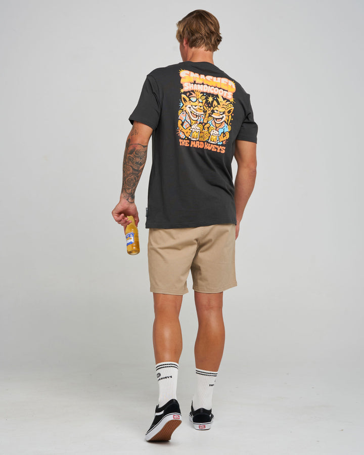 SMASHED SHANDICOOTS | SS TEE - VINTAGE BLACK