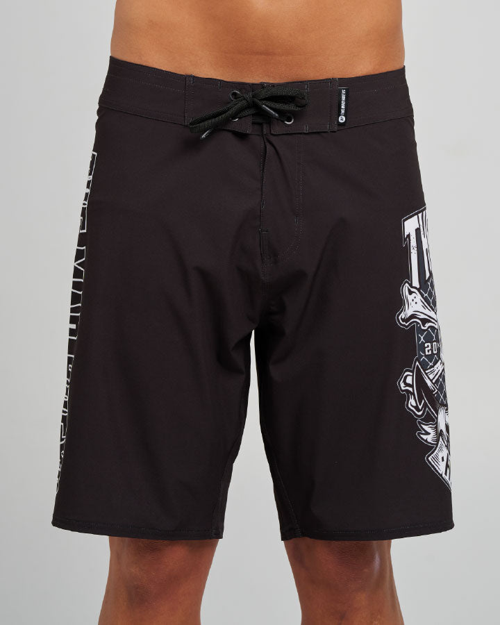 ANCHOR SKULL | 20" BOARDSHORT - BLACK