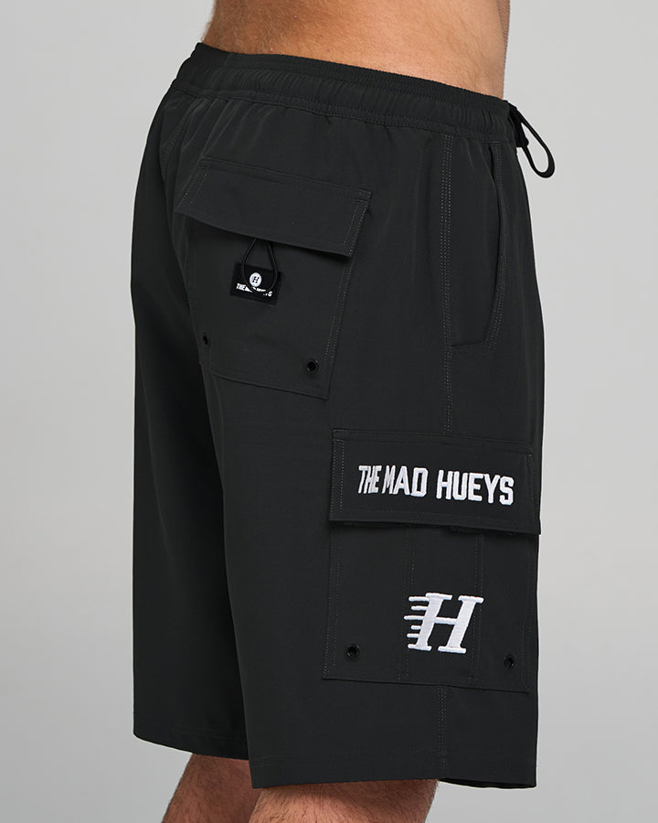 BEACHED AGAIN | 20" BOARDSHORT - BLACK