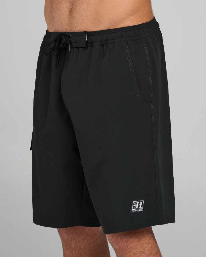 BEACHED AGAIN | 20" BOARDSHORT - BLACK