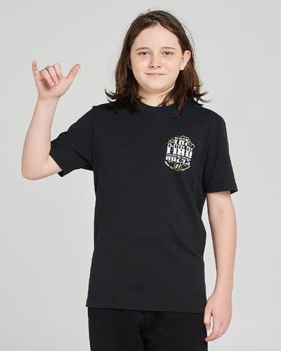 SHRED TIL YOURE DEAD | YOUTH SS TEE - BLACK