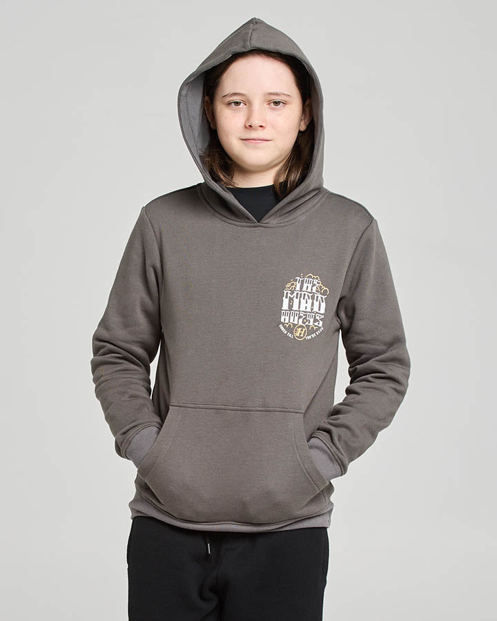 SHRED TIL YOURE DEAD | YOUTH PULLOVER - CHARCOAL