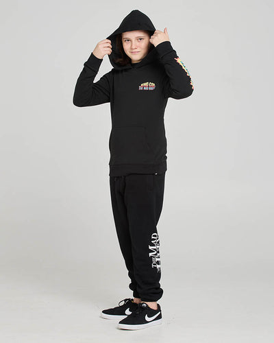 KING COD | YOUTH PULLOVER - BLACK