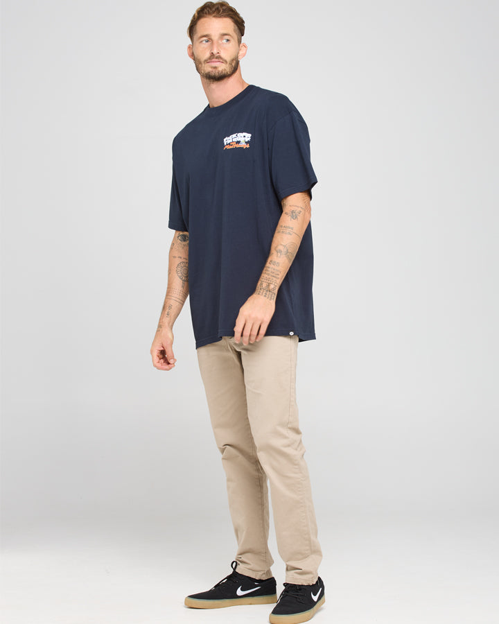 FK OFF IM BUSY | OVERSIZED SS TEE - NAVY