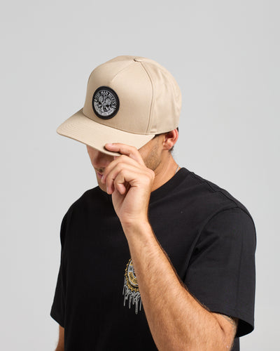 CHEERS FOR THE BEERS | TWILL SNAPBACK - TAN