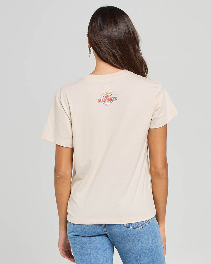 ALL HANDS ON DECK | WOMENS SS TEE - STONE