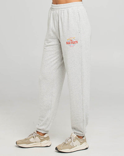 ALL HANDS ON DECK | WOMENS RELAXED TRACKPANT - GREY MARLE