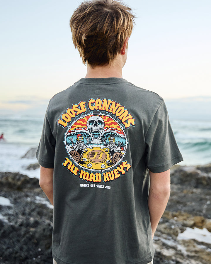 LOOSE CANNONS | YOUTH SS TEE - CHARCOAL