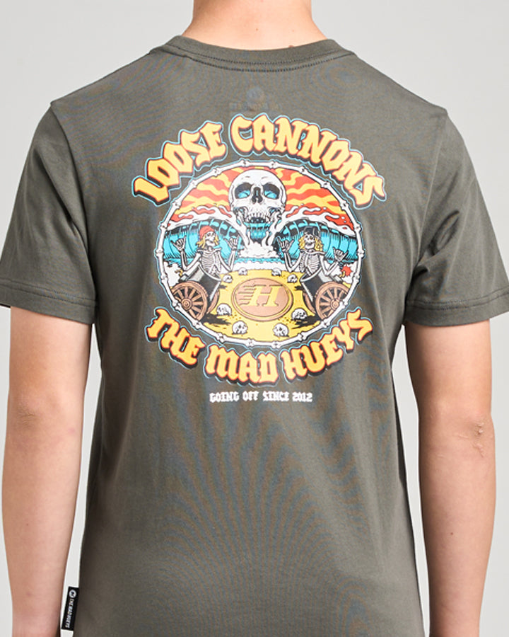 LOOSE CANNONS | YOUTH SS TEE - CHARCOAL