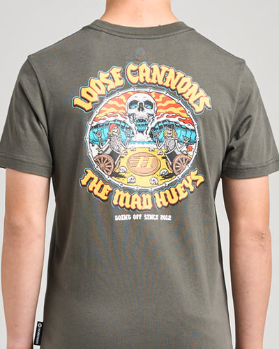 LOOSE CANNONS | YOUTH SS TEE - CHARCOAL
