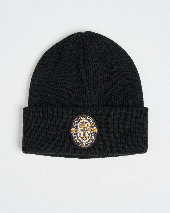LIVING ANCHOR | YOUTH BEANIE - BLACK