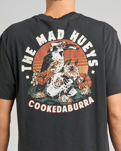 STRANDED COOKEDABURRA | SS TEE - VINTAGE BLACK