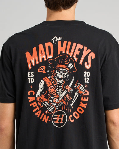 THE CAPTAINS COOKED | SS TEE - BLACK