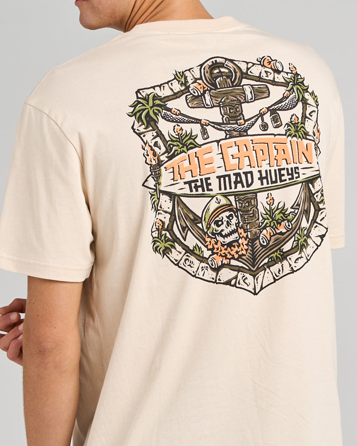 THE TIKI CAPTAIN | SS TEE - CEMENT