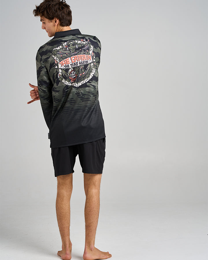 THE TIKI CAPTAIN | UPF 50+ FISHING JERSEY - OLIVE