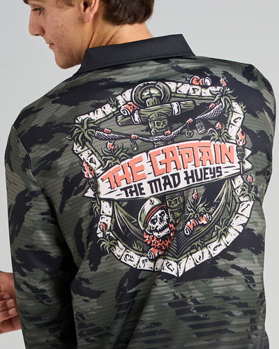 THE TIKI CAPTAIN | UPF 50+ FISHING JERSEY - OLIVE