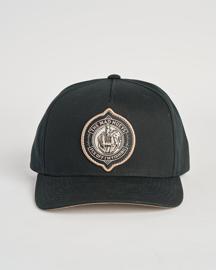 FK OFF FISH ON | TWILL SNAPBACK - BLACK